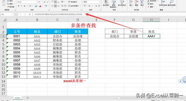 表格vlookup怎么操作（8種vlookup函數(shù)的使用方法）(3)