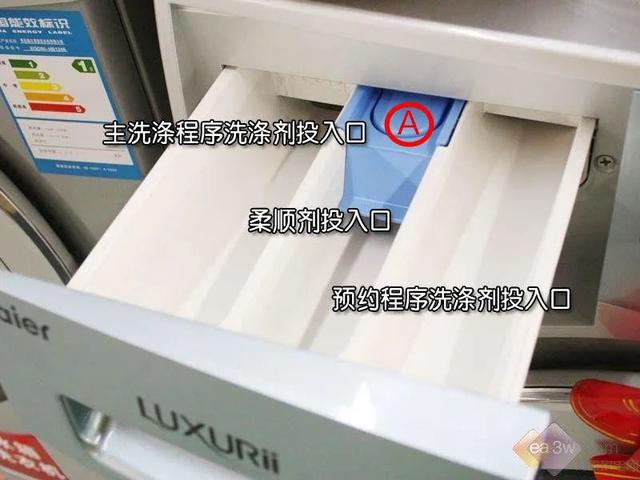 洗衣機槽分別放什么（滾筒洗衣機三個盒子如何使用）(2)