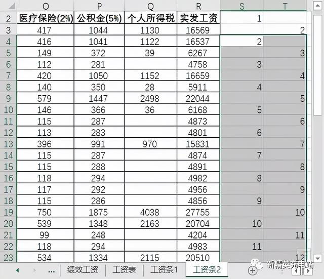工資條怎么制作（快速制作一份工資條的方法）(4)