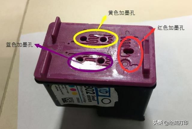 打印機的墨盒加墨教程（噴墨打印機怎么加墨）(5)