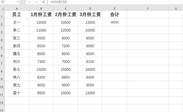填充的快捷鍵是什么（excel快速填充公式的操作方法）(2)
