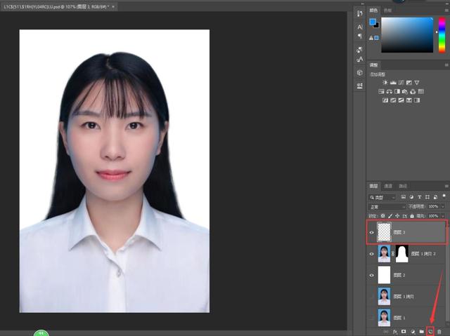 ps怎么換背景顏色（ps證件照換底色最簡(jiǎn)單方法）(10)