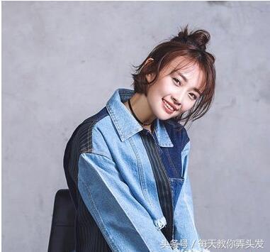 短發(fā)扎發(fā)型的多種扎法（9款女生調(diào)皮可愛的短發(fā)扎發(fā)發(fā)型）(6)
