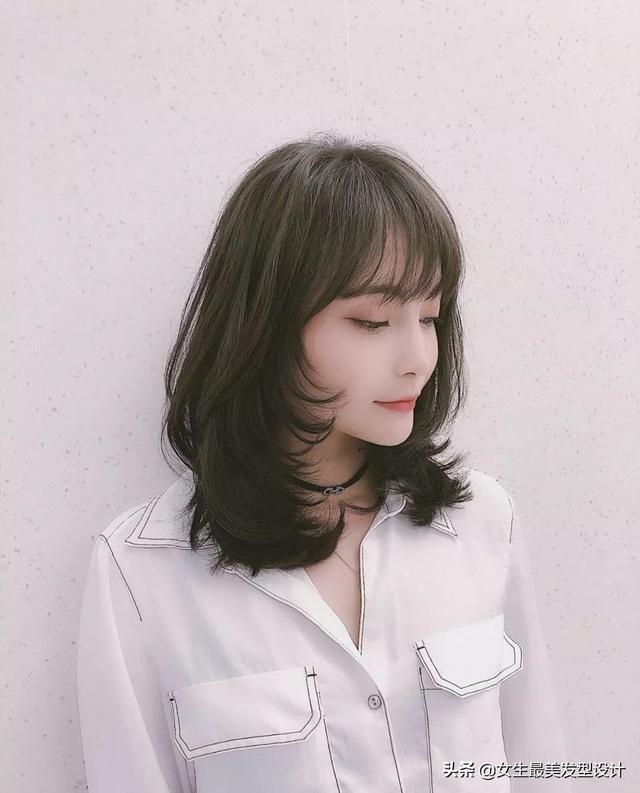 女生發(fā)型設(shè)計(jì)圖片（推薦長短都有50款發(fā)型））(40)