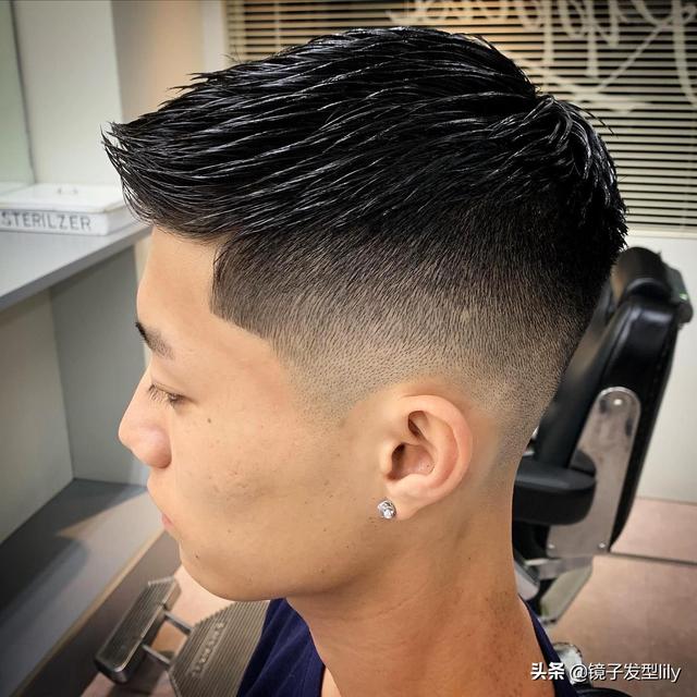 飛機頭發(fā)型怎么弄（男士燙發(fā)超帥短發(fā)飛機頭）(4)