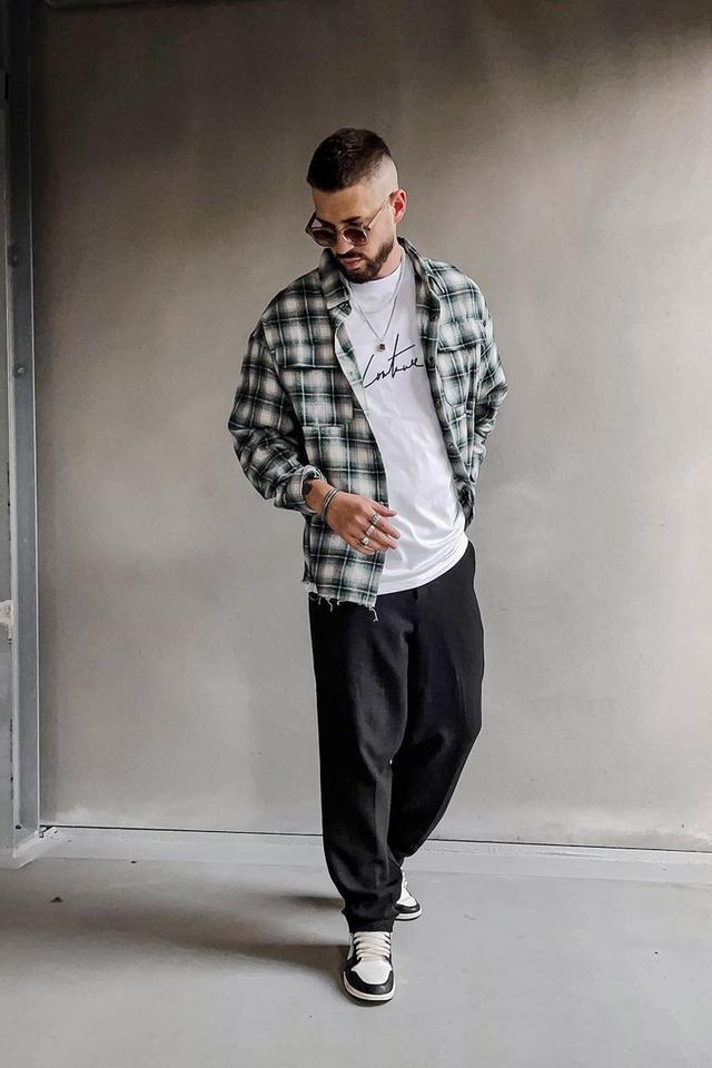 男士潮流衣服搭配（有一種潮流叫簡(jiǎn)潔）(11)
