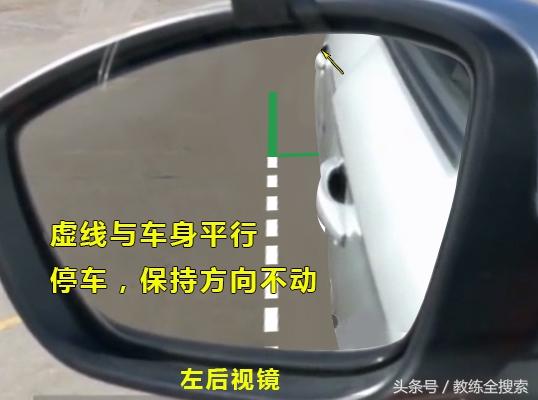 科目二側(cè)方位停車技巧圖解（科目二側(cè)方停車最笨最實(shí)用的方法）(8)