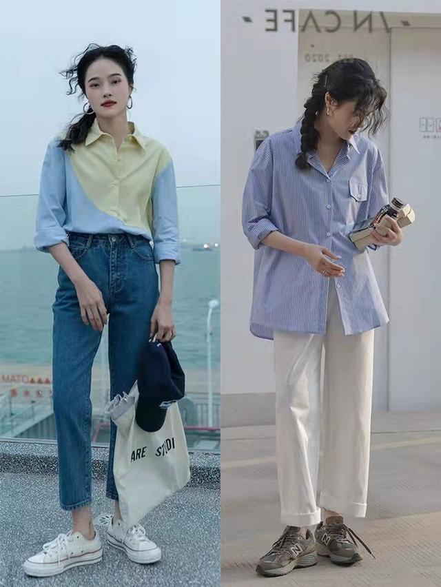 襯衫怎么搭配好看女（永不過時的“襯衫穿搭”）(8)