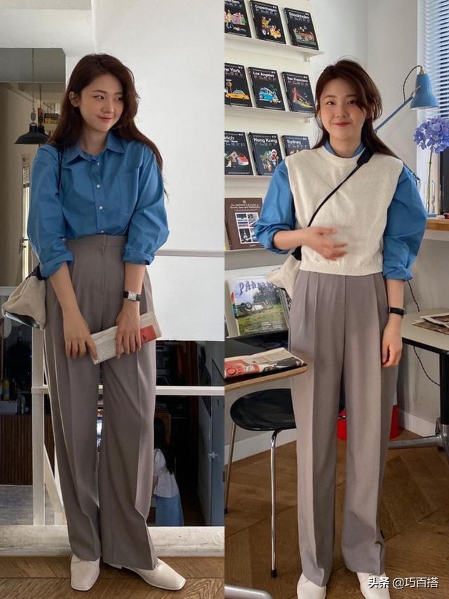 韓國服飾搭配圖片（干凈有深度的韓系穿衣搭配）(2)