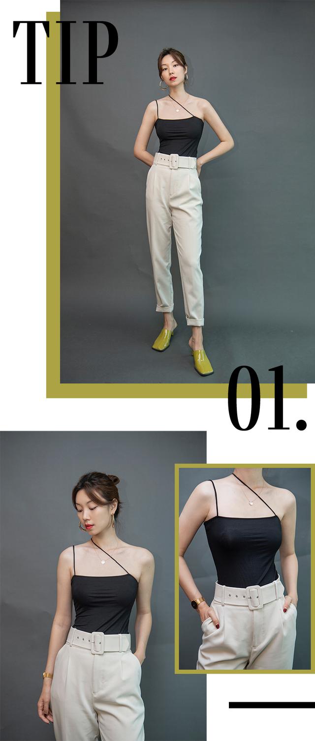 時(shí)尚吊帶背心怎么搭（最時(shí)尚吊帶背心搭配方法）(10)
