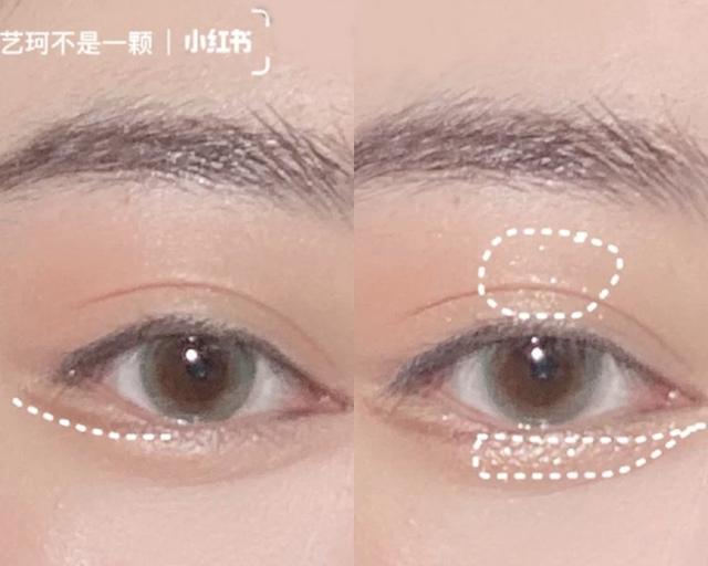 大眼妝教程日?；瘖y（眼影教程日常化妝新手單眼皮）(2)