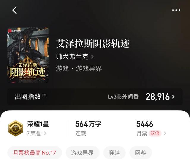 異界小說排行榜（八本精品游戲異界小說）(3)