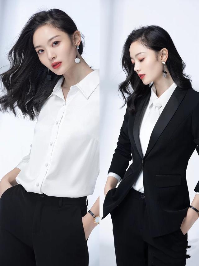時(shí)尚職業(yè)裝新款女裝照片（哪些職業(yè)裝搭配時(shí)尚大方）(4)