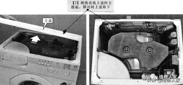 滾筒洗衣機拆卸教程圖文（滾筒洗衣機怎么拆）(2)