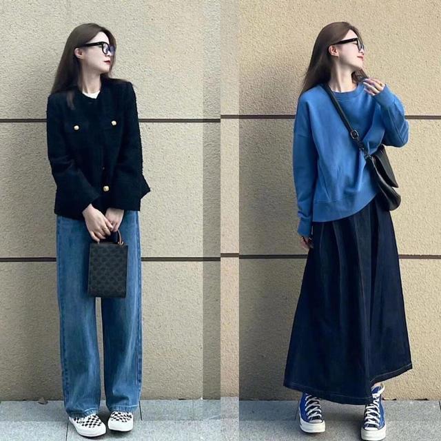 時(shí)尚秋裝搭配女裝圖片（這才是休閑又精致的秋裝搭配）(1)