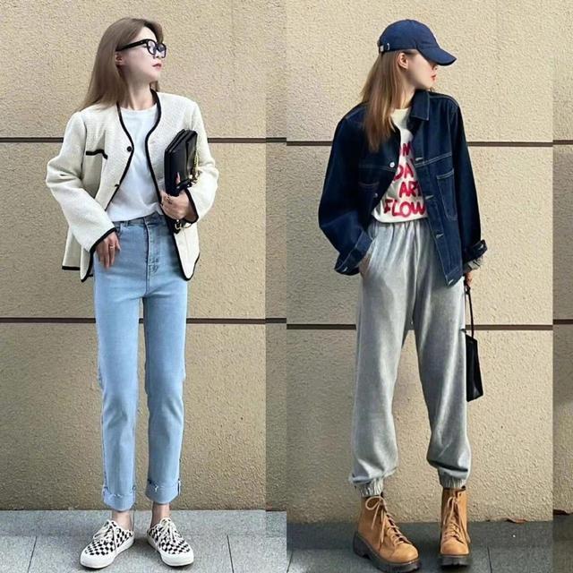 時(shí)尚秋裝搭配女裝圖片（這才是休閑又精致的秋裝搭配）(2)