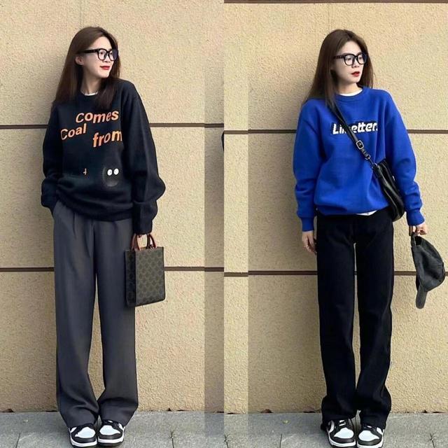 時(shí)尚秋裝搭配女裝圖片（這才是休閑又精致的秋裝搭配）(3)