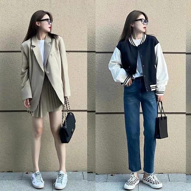 時(shí)尚秋裝搭配女裝圖片（這才是休閑又精致的秋裝搭配）(6)
