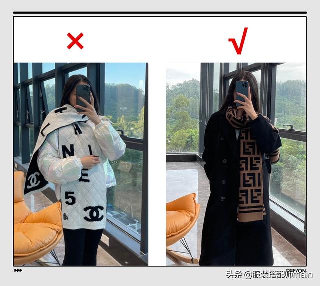 圍巾怎么系才好看（手殘黨必會(huì)的秋冬6種圍巾系法）(7)