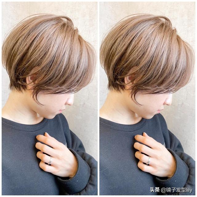 短燙發(fā)發(fā)型圖片（從短到長(zhǎng)女發(fā)18款推邊短發(fā)很利落）(2)