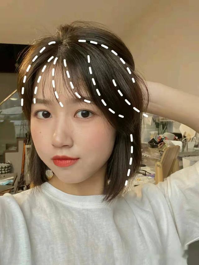 方臉發(fā)型設(shè)計(jì)女（方臉女生的短發(fā)減齡發(fā)型）(8)