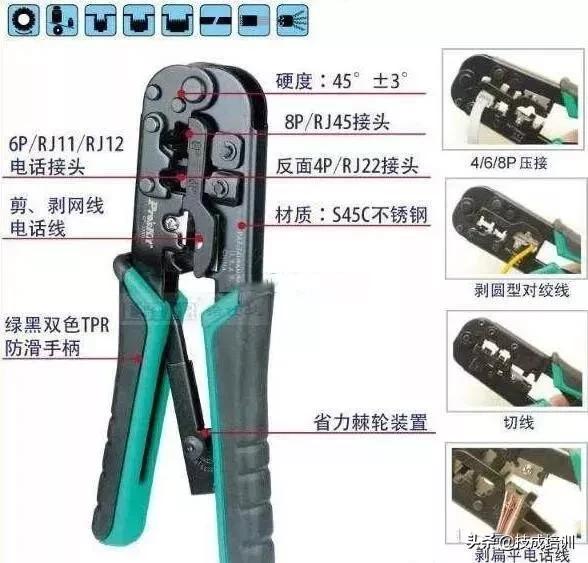 水晶頭怎么接（網線水晶頭的正確接法圖）(1)